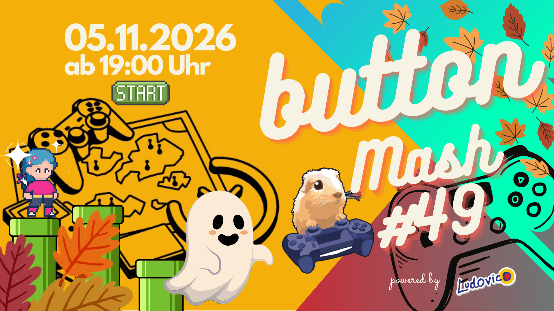 button Mash (offener Videospieleabend)