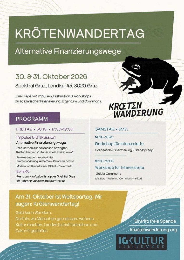 KRÖTENWANDERTAG: Geld & Commons (Workshop)